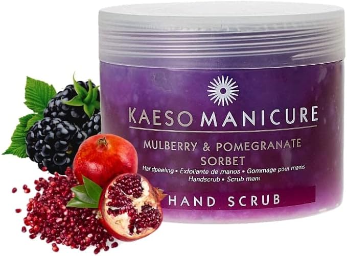 Kaeso Mulberry and Pomegranate Sorbet Hand Scrub 450 ml - Image 1