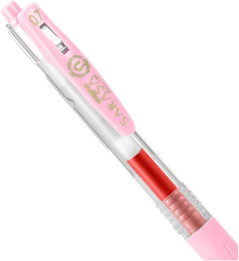 Zebra Technologies Zebra Sarasa Clip Gel Pen 0.7 mm - Light Pink - Image 4