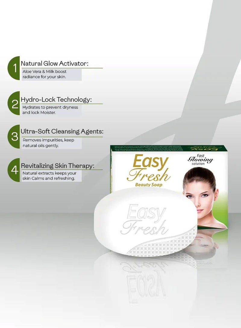 Easy Fresh Beauty Soap - Promotes Skin Healing & Regeneration and Protection Against UV Radiation, Soap for All Skin Types 100g - Image 4