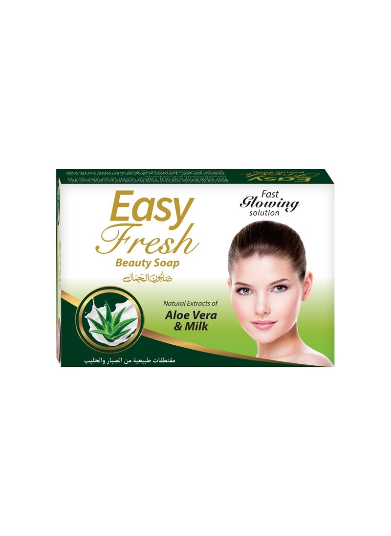 Easy Fresh - Beauty Soap - Promotes Skin Healing & Regeneration and Protection Against UV Radiation, Soap for All Skin Types 100g - Image 1