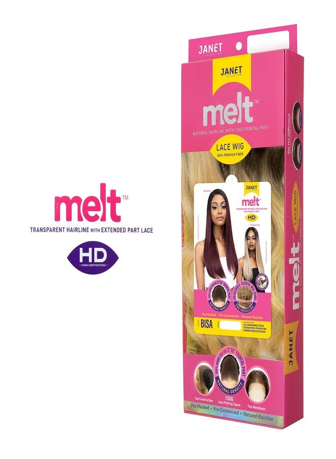 جانيت كوليكشون باروكة جانيت كوليكشن ميلت 13x6 ذات الجزء الأمامي من الدانتيل بيسا (OET1B/30) - Image 4