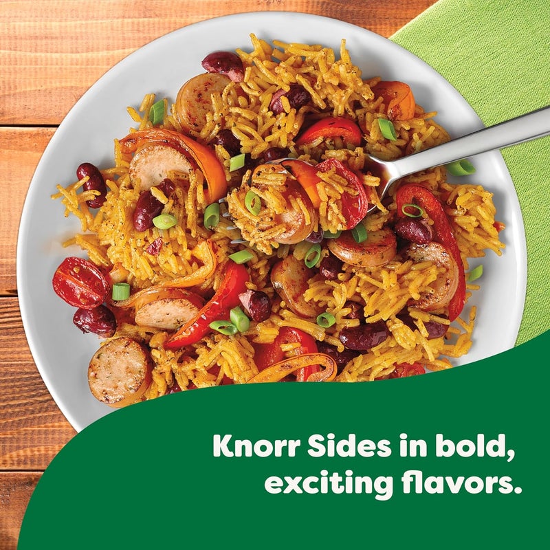 Knorr أرز نكهة دجاج كاجون من كنور - مزيج سريع ولذيذ من الأرز والمعكرونة مع الفلفل الحلو، 5.8 أونصة - Image 5