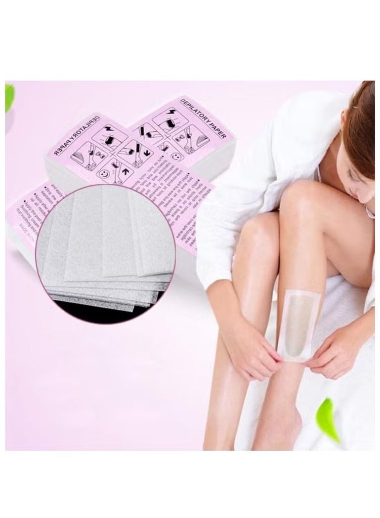 ORiTi 2 Pack Wax Strips Salon Non-Woven Waxing Strip Depilatory Paper - Image 3