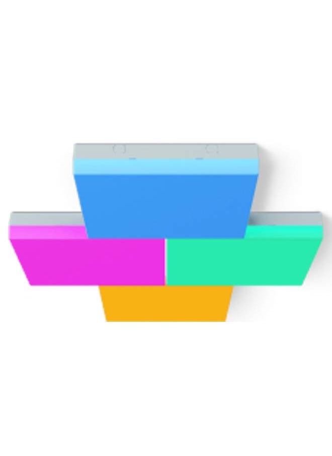 Nanoleaf - Blocks Squares Add-on Kit | Smart WiFi LED Panel System, 16M+ Colors, Low Energy, for Gamers, Vloggers, Influencers, Entertainment, Gaming Living Room - 2 Pack - Image 1