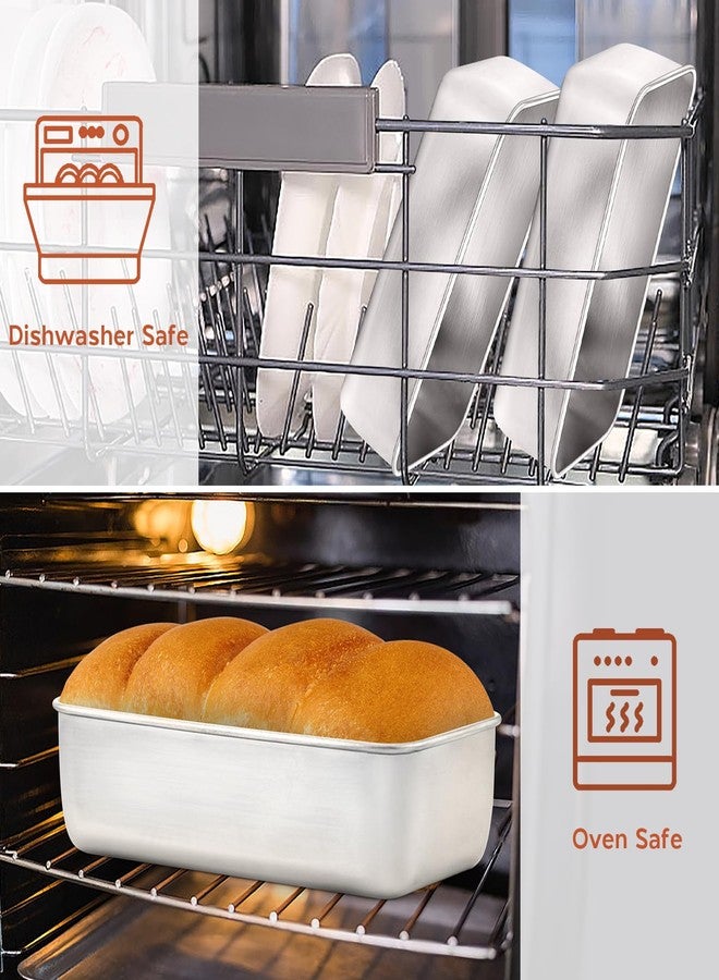 Onader 9 x 5 Bread Loaf Pans Stainless Steel Deep Meatloaf Pan for Baking Set of 8 - Image 4