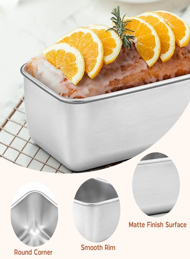 Onader 9 x 5 Bread Loaf Pans Stainless Steel Deep Meatloaf Pan for Baking Set of 8 - Image 3