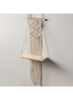 Macrame Indoor Wall Hanging Shelf Hand Woven Bohemian Décor 30 x 12 x 83 - pzsku/ZC4FF580CF5F4934374FEZ/45/_/1716807390/1b628124-6d49-4461-a50e-6bdd78fd46ae