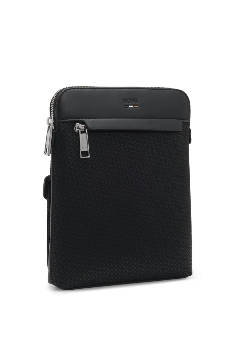 BOSS Envelope bag with monogram pattern