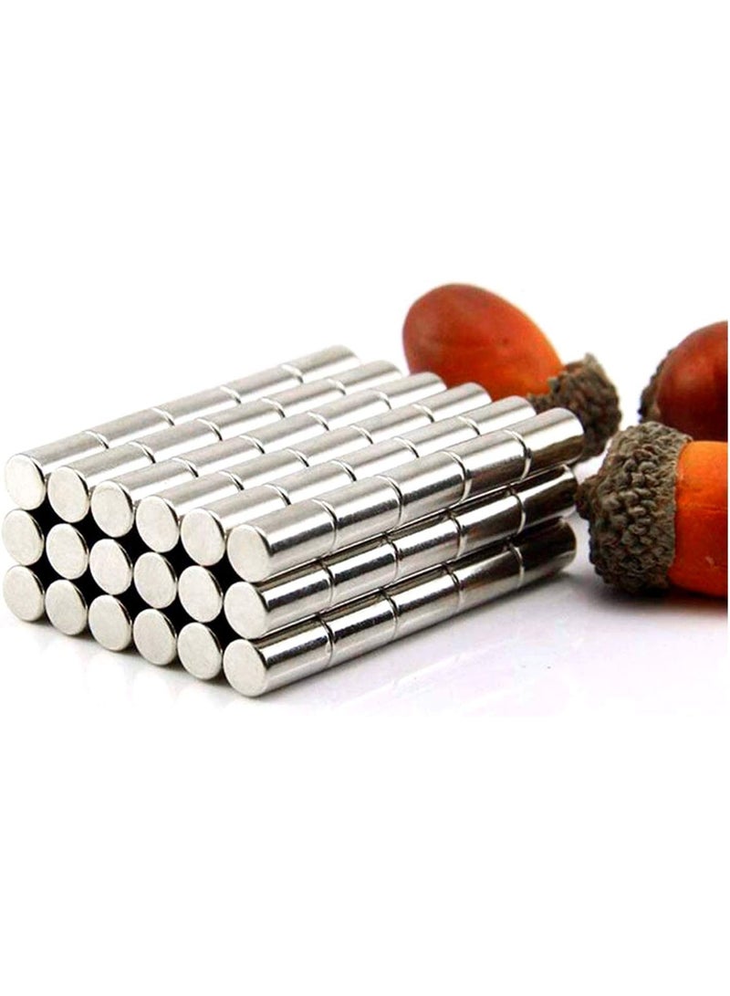 SYOSI 44 Pack Small Round Cylinder Magnets for Crafts, Refrigerator, Office, Whiteboard, Fridge, Map - Image 5