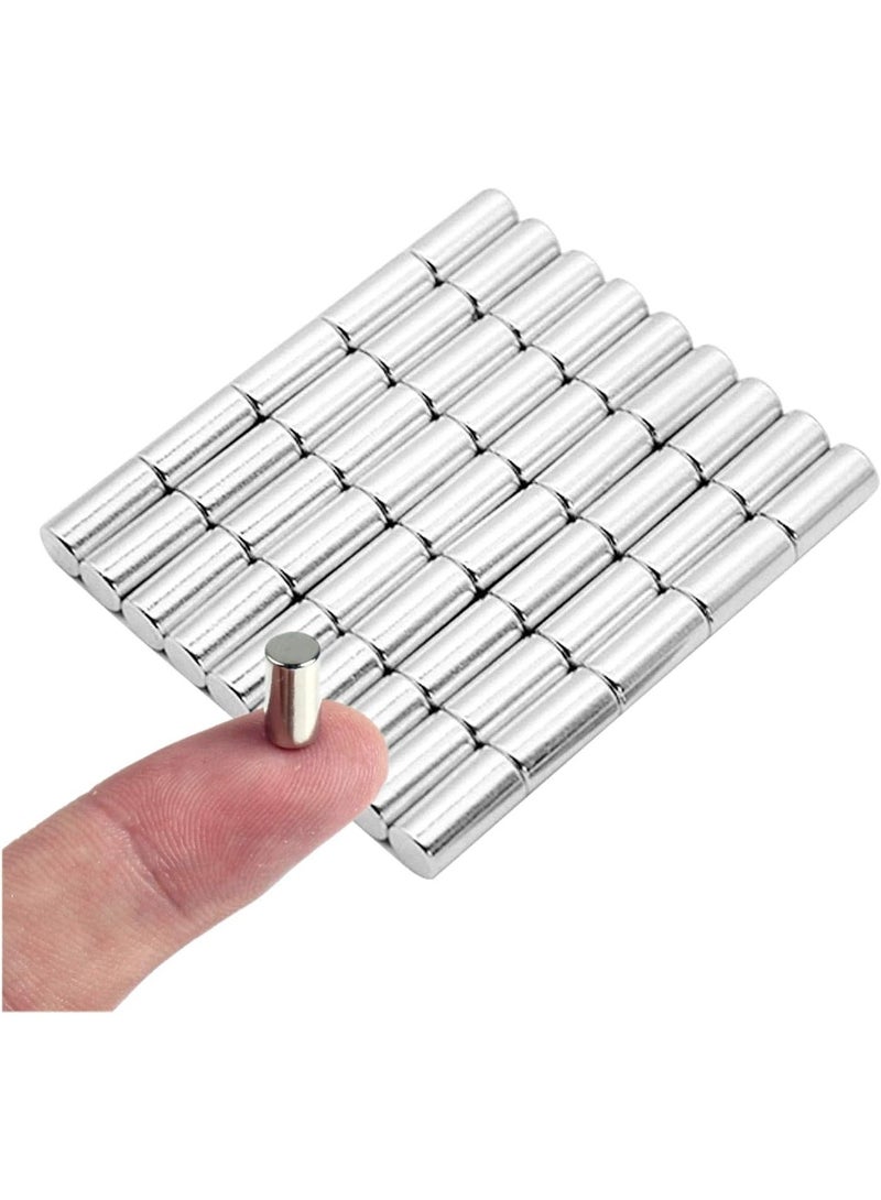 SYOSI 44 Pack Small Round Cylinder Magnets for Crafts, Refrigerator, Office, Whiteboard, Fridge, Map - Image 1
