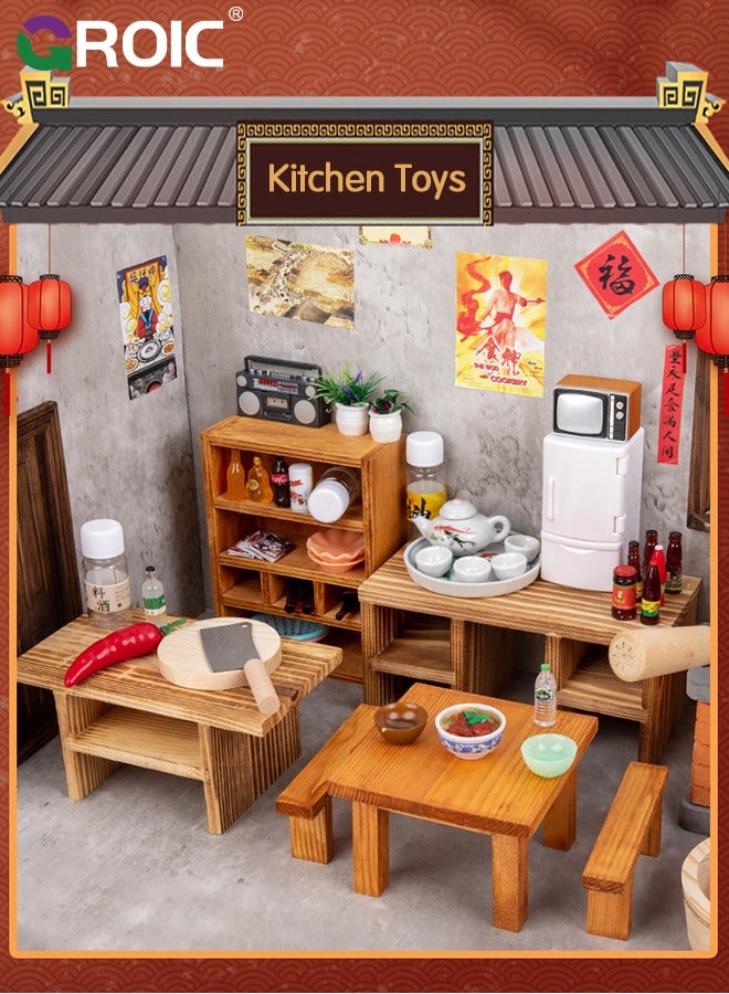 GROIC Kid Cooking Set,Montessori Kitchen Tools,Utensils includes Stove Burner Aprons Cooking Tool for Real Food Making,Play Food Set for Kids Kitchen,Play Kitchen Appliances - Image 2