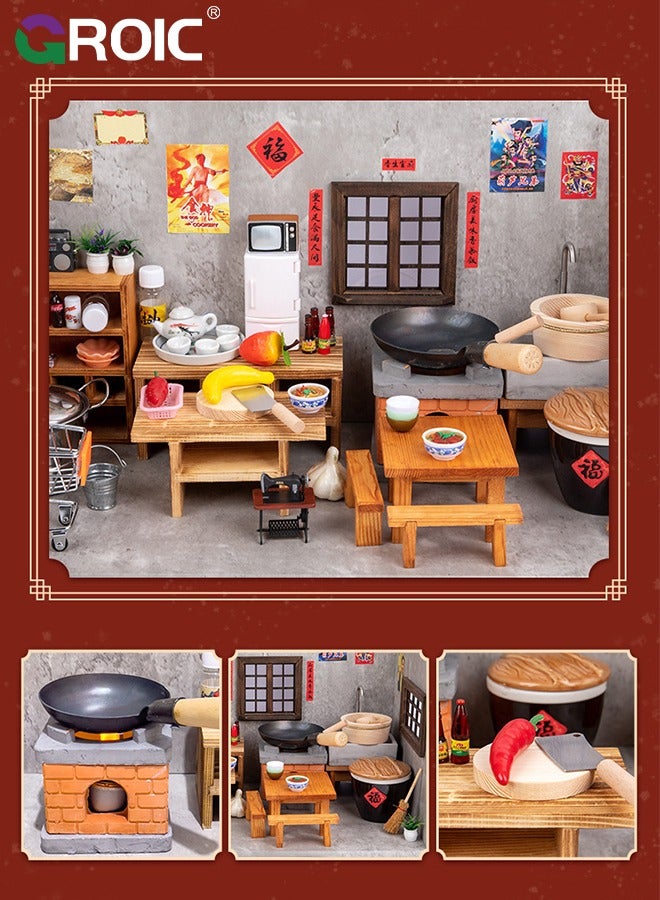 GROIC Kid Cooking Set,Montessori Kitchen Tools,Utensils includes Stove Burner Aprons Cooking Tool for Real Food Making,Play Food Set for Kids Kitchen,Play Kitchen Appliances - Image 3