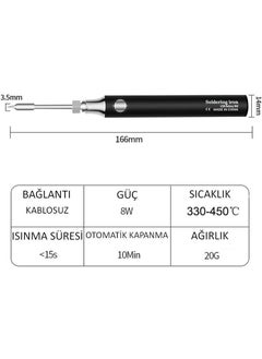 Rechargeable Wireless Soldering Machine - Heating Up in 5 Seconds - 30 Minutes of Use - USB Type-C Charging - 3 Different Heat Modes - 450 Degrees - pzsku/ZC4FFA9D826B868212B51Z/45/_/1736447089/22bf3343-2420-4eca-8ccd-158d63269384