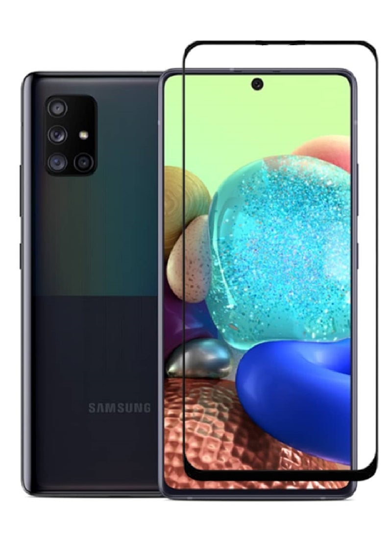 AINA Tempered Glass Screen Protector 5D Designed For Samsung Galaxy A71 5G Full Glue Edge to Edge Full Screen Coverage And Bubble Free - Image 1