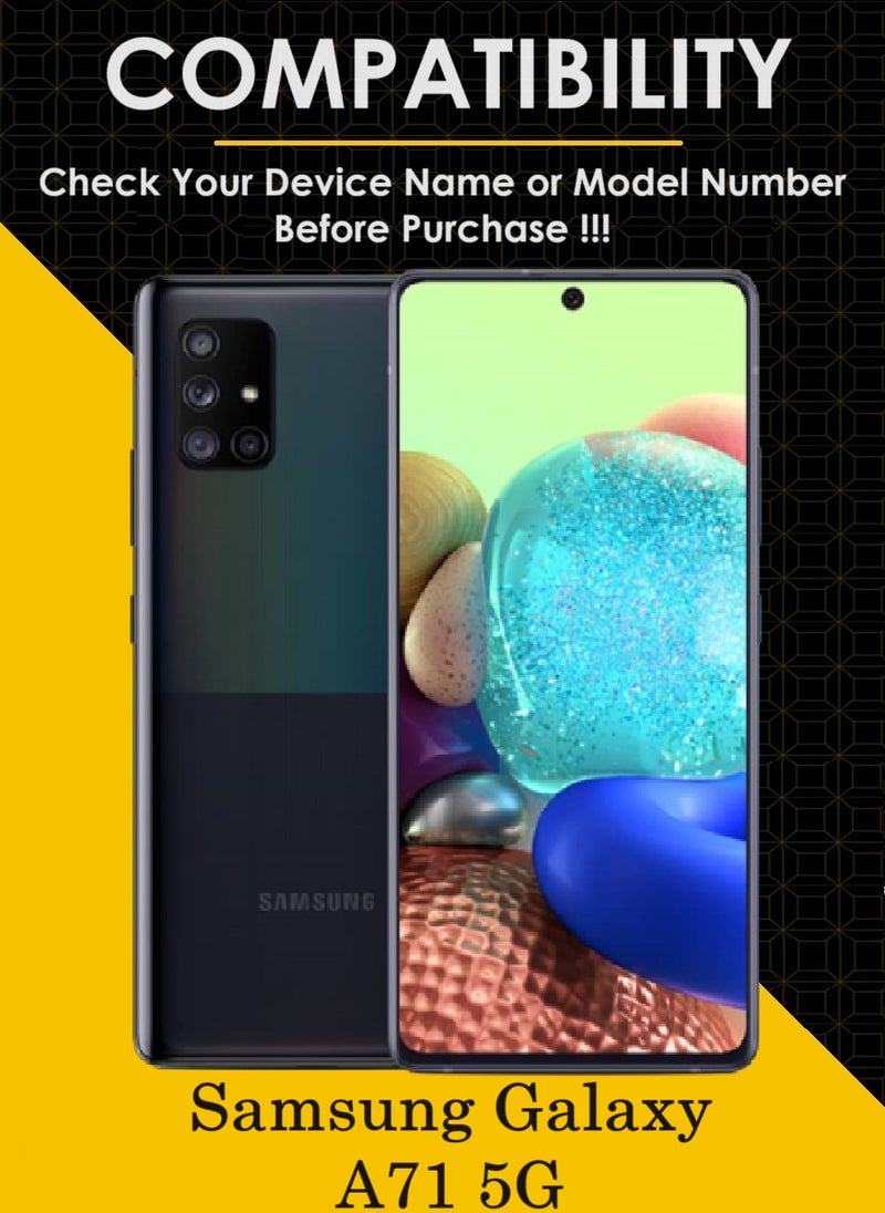 AINA Tempered Glass Screen Protector 5D Designed For Samsung Galaxy A71 5G Full Glue Edge to Edge Full Screen Coverage And Bubble Free - Image 3