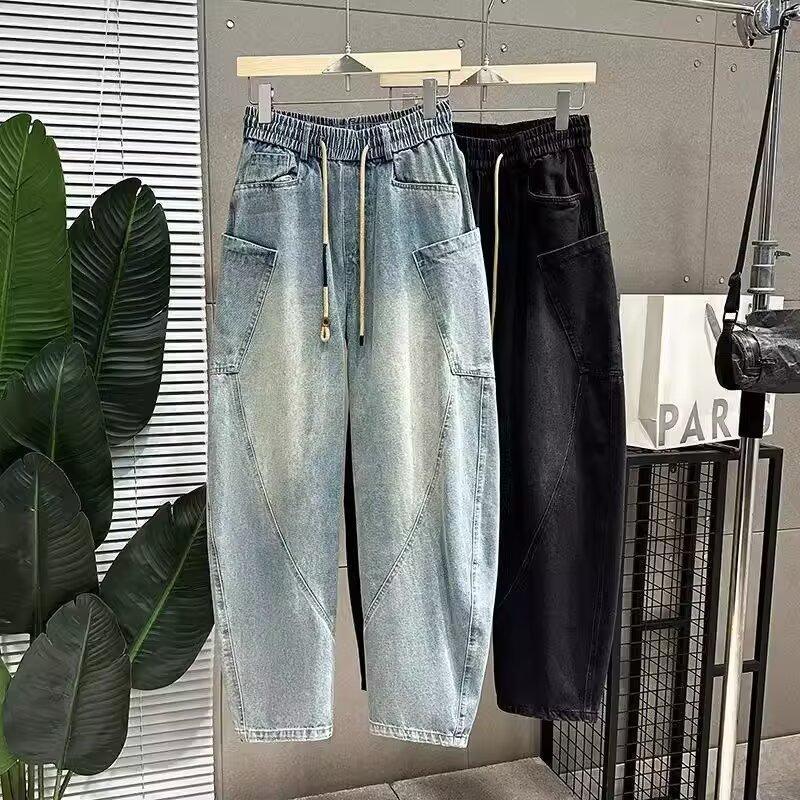 Unisex Classic Denim Jeans Loose Fit Daily Outdoor Wear - Image 5