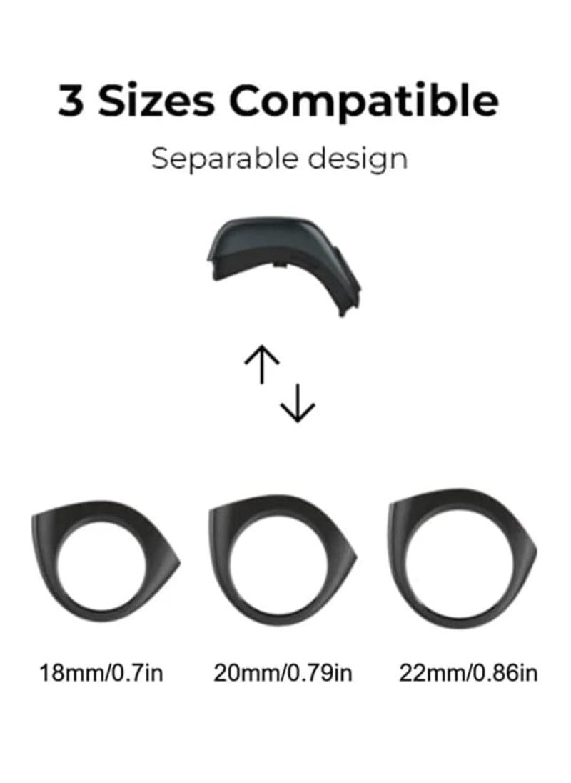 iQIBLA Smart Tasbih Zikr Ring Wide Display Powerful Battery Backup OLED Display F04 Flex Pro Smart Ring App Operated Tasbih Counter IP67 Waterproof Smart Zikr Ring Compatible Three Sizes (18mm/ 20mm/22mm) Aluminium Alloy iQibla Zikr Ring Green  - Image 4