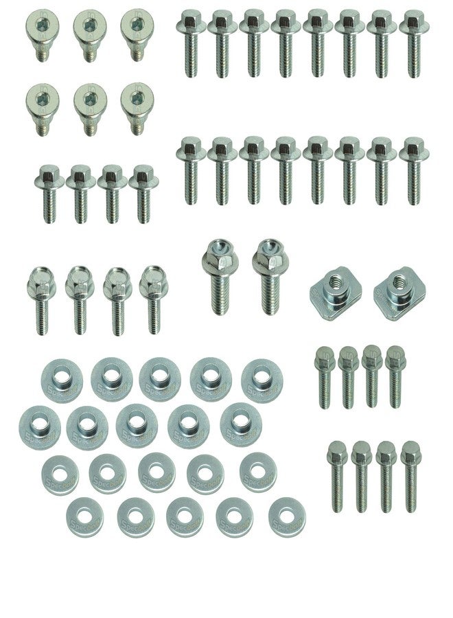 Specbolt Fasteners 62pc Specbolt Yamaha Body Bolt KIT YZ YZF WR for Plastics, Seat, Fenders, Fork Guards Radiator shrouds bodywork YZ YZ-F WR YZ60 YZ80 YZ85 YZ125 YZ250 YF250F YZ400F YZ426F YZ450F YZF250 YZF450 - Image 1