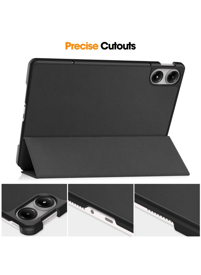 For Xiaomi Redmi Pad Pro 12.1 Tablet Protective Cover 2024 Tri-Fold Caster-Color:Dark Green-Applicable Models:Xiaomi Redmi Pad Pro 12.1-inch 2024 Model - Image 5