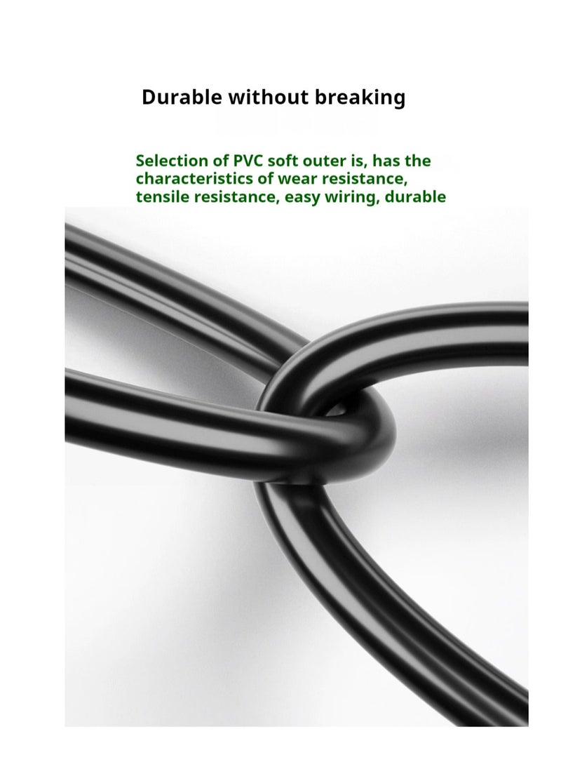 M-PARD - M-PARD 2M Cat 7 Ethernet cable, high-speed 10 Gigabit LAN cable, with RJ45 gold-plated connector, 10Gbps 600Mhz shielded Internet jumper, used for switches, routers, modems - Image 1