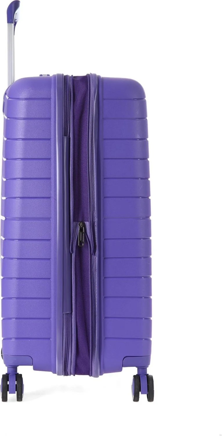 S-Invalid Brand Name 5242 Polypropylene Battal & Bellows 3-Piece Suitcase Set