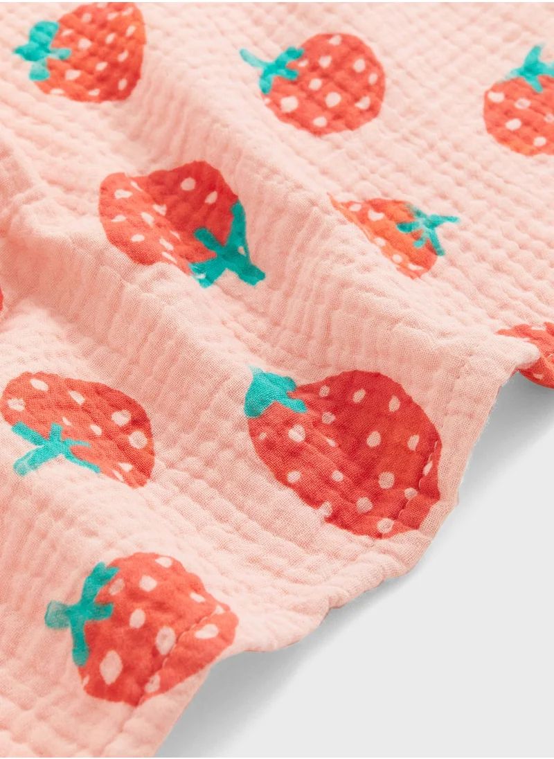 H&M Printed Muslin Blanket