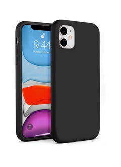 Liquid Silicone Case for iPhone 11, Slim Liquid Silicone Soft Gel Rubber Case Cover for iPhone 11 6.1 inch (black)