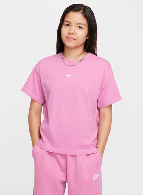 G Nsw Tee Boxy Essntl Lbr