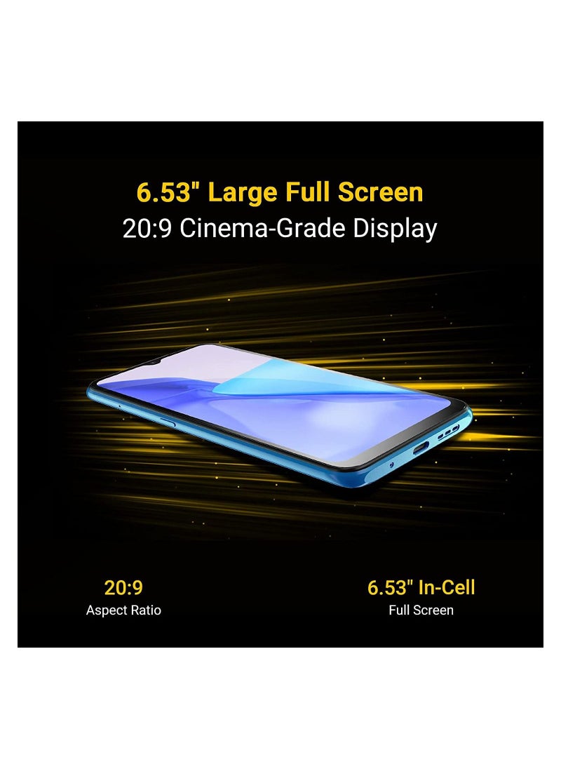 UMIDIGI - UMIDIGI Power 5 Cell Phone 4GB 128GB 6150mAh Battery Unlocked Smartphone with 6.53 Full Screen 16MP AI Triple Camera Android Phone Blue - Image 1