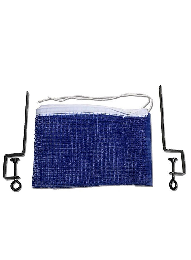 Nariele Replacement Table Tennis Net With Iron Stand，Table Tennis Post and Net Set Simple Pong Net Rack Compact and Lightweight for Office Home and Classroom - Image 1