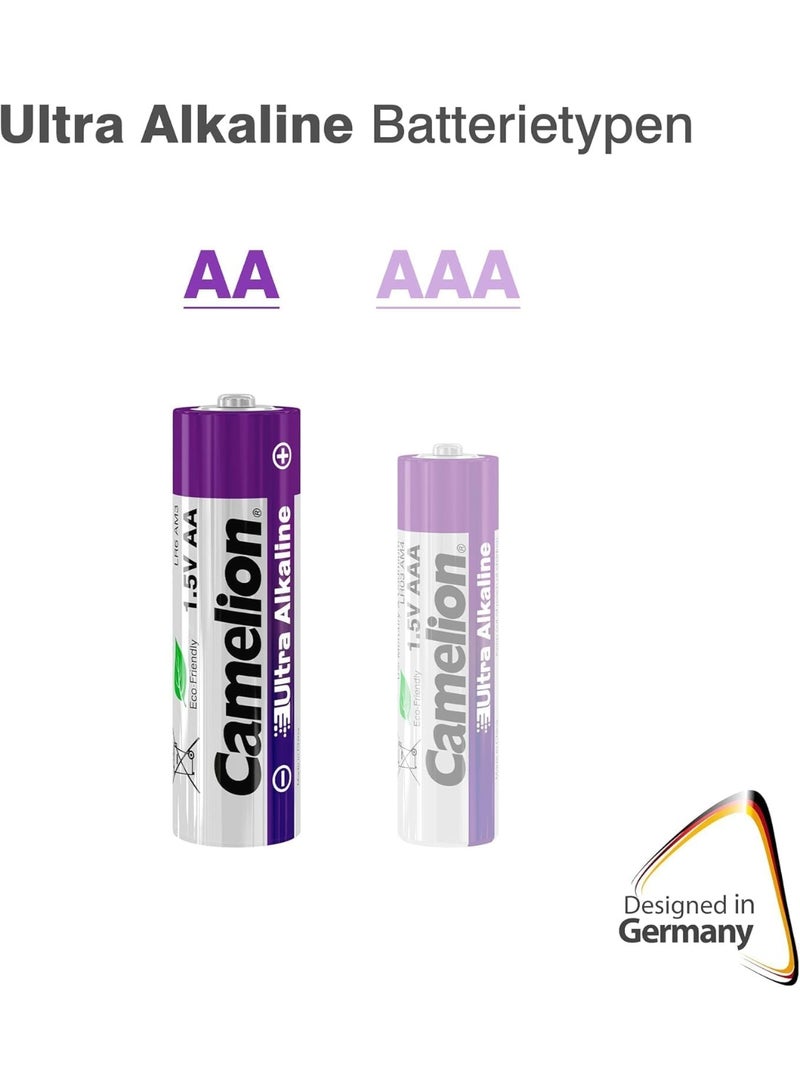 كاميليون Camelion Ultra Alkaline AA Batteries, 12-Pack Value Pack, LR6 1.5V Long Lasting Batteries, Leak-Proof, 10-Year Shelf Life, Mercury & Cadmium Free for Toys, Cameras & Electronics - Image 5
