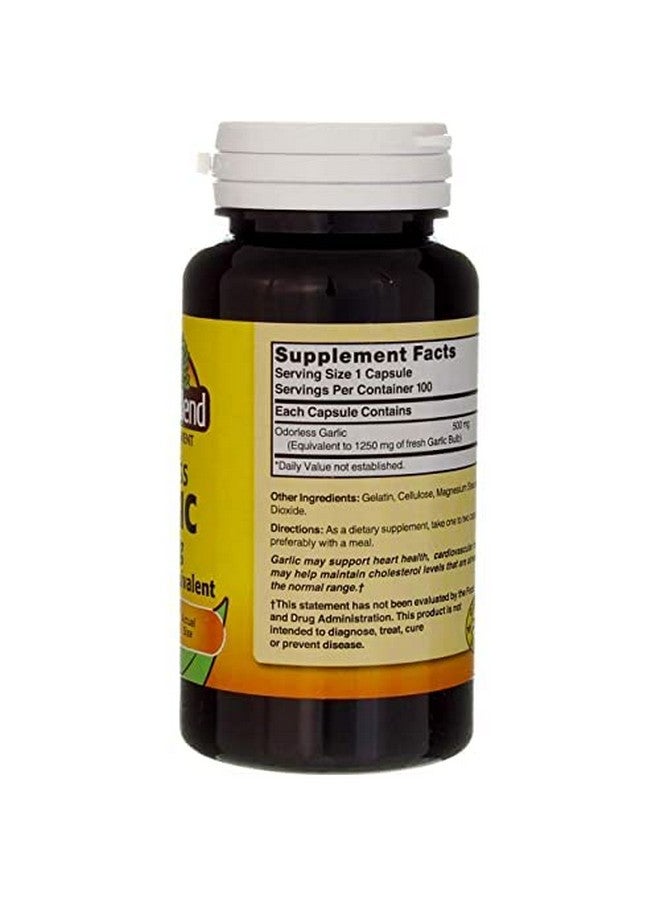 Nature's Blend Odorless Garlic 1250 Mg 100 Caps - Image 5