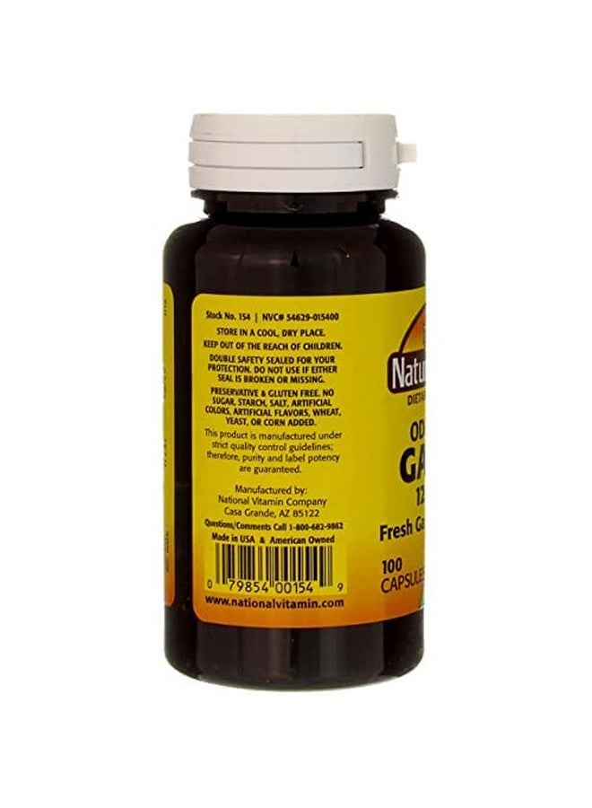 Nature's Blend Odorless Garlic 1250 Mg 100 Caps - Image 3