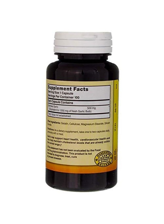 Nature's Blend Odorless Garlic 1250 Mg 100 Caps - Image 4