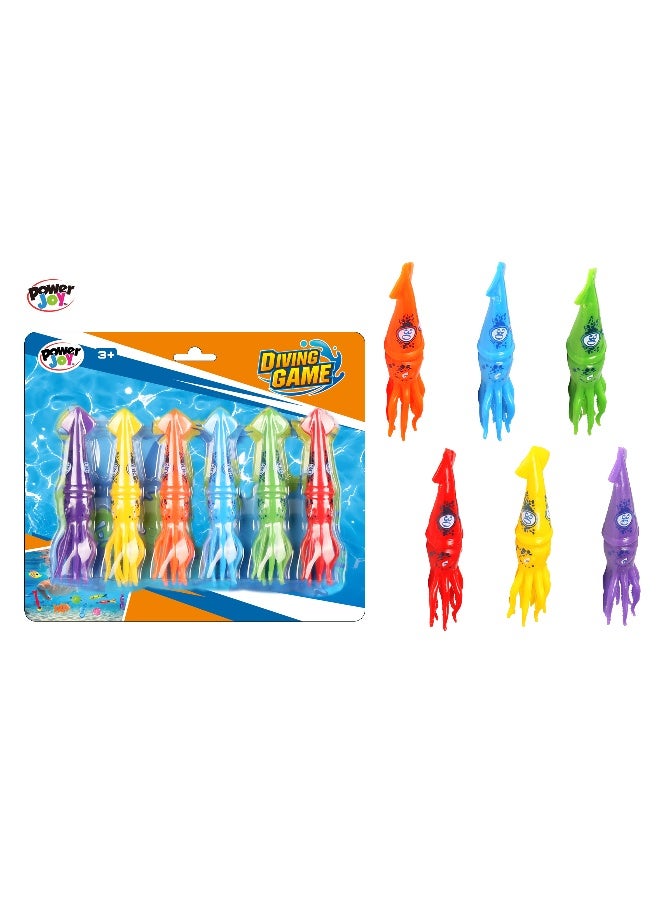 Generic, Diving Squid Toys 6 Pieces - Image 1