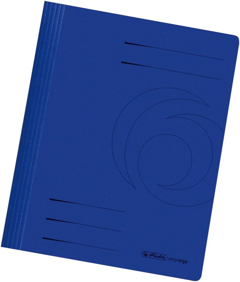 Herlitz A4 Manilla Folded Flat File - Asorted Colors (Pack of 10) - Image 4