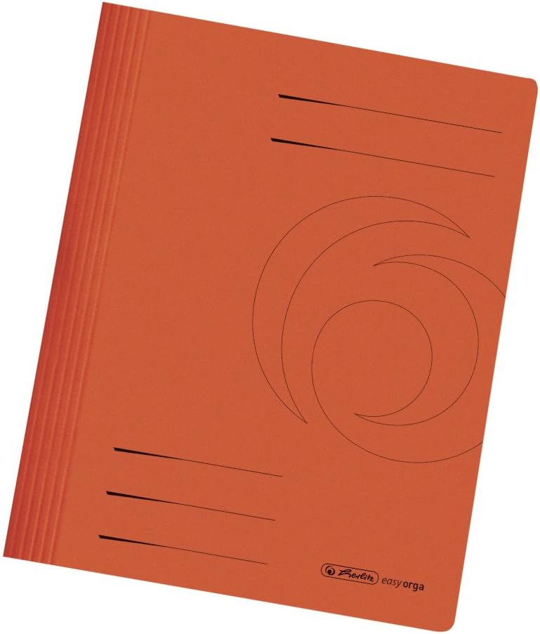Herlitz A4 Manilla Folded Flat File - Asorted Colors (Pack of 10) - Image 5