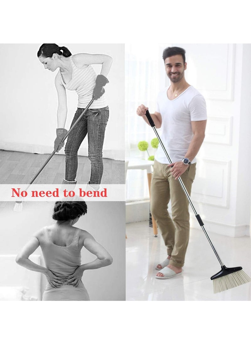 Zashe Broom and Dustpan Set with Lid – Upright Long-Handle Dustpan for Home & Apartment  - Image 4