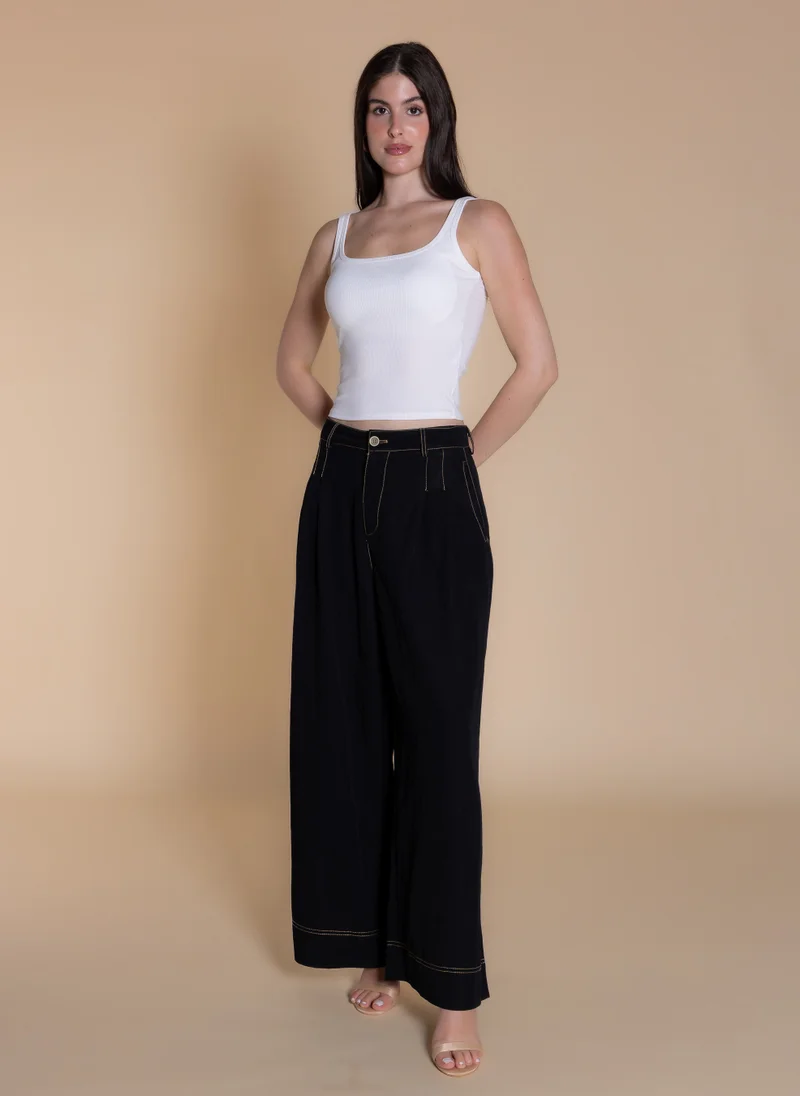 SHAPES PADDED WIDE STRAP TOP