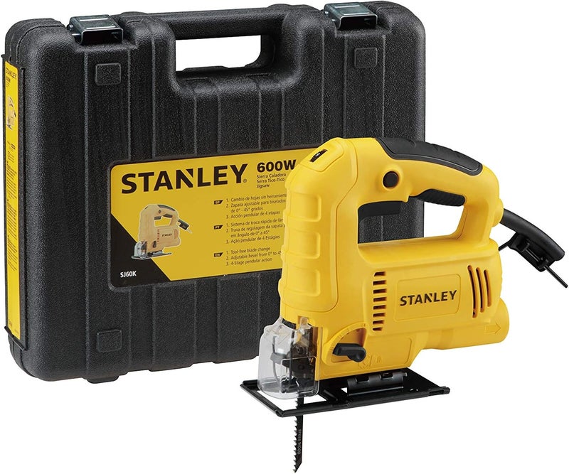 Stanley Power Tool, Corded 600W Variable Speed 4-Stage Pendular Jigsaw, Sj60K-B5 - Image 3
