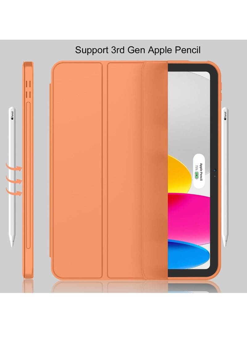 MIGOFAST Compatible with iPad 10th Generation Case 10.9 Inch 2022 with Pencil Holder, Slim Trifold Stand Protective Cover with Soft TPU Back for iPad Case 10th Generation, Auto Sleep Wake - Image 2