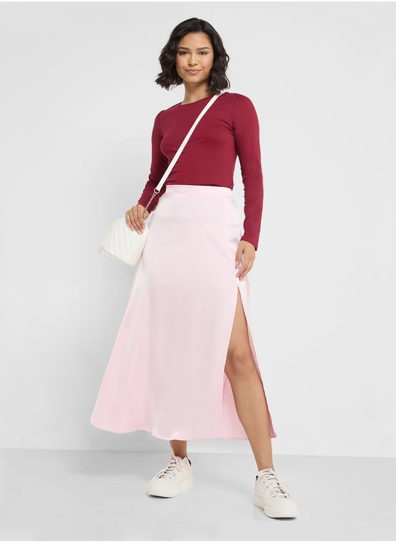 Ginger Basics Crew Neck Long Sleeves Top