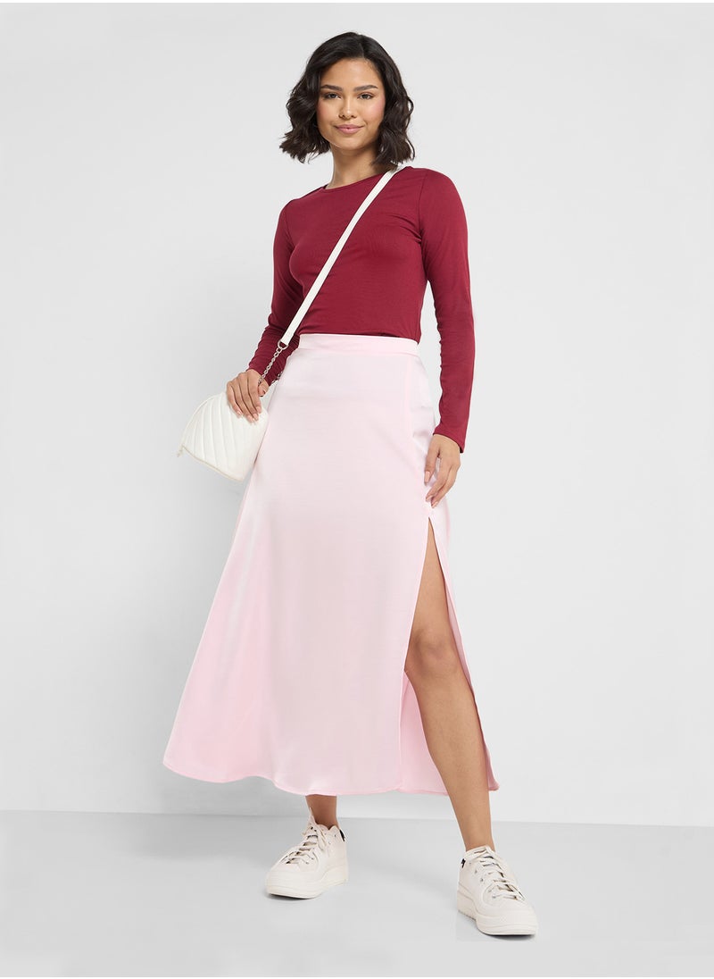Ginger Basics - Crew Neck Long Sleeves Top - Image 1