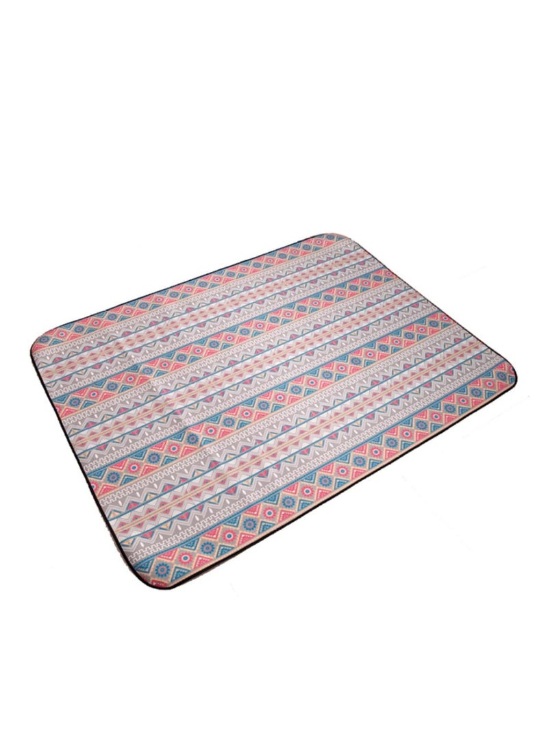 ZERIFAM Picnic Mat - Travel Carpet, Beach Blanket Waterproof And Sand Proof, Foldable And Washable Convenient Lawn Mat, Suitable For Camping, Travel, Parks, Children's Crawling Mat. (Persian Grey)