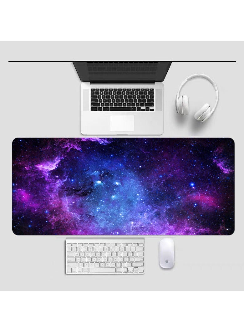 Mouse Pad Anti Slip Large Mouse Pad Universe Starry Sky Mouse Pad 300*600*2mm  - Image 1
