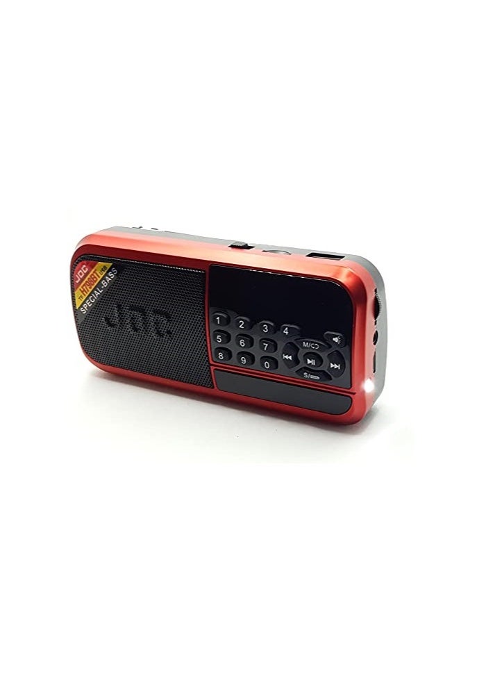Joc Bluetooth radio, a memory card slot, a USB stick, and a flashlight - Image 1