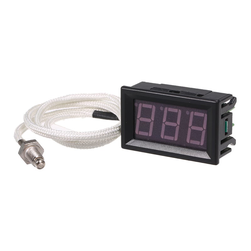 XH-B310 Industrial Digital Thermometer 12V Temperature Meter K-type M6 Thermocouple Tester -30~800℃ Thermograph High Accuracy with LED-Display - Image 3