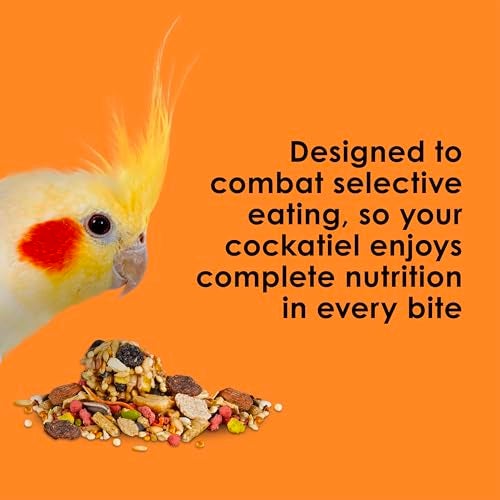 Kaytee Fiesta Cockatiel Food, Nutritious and Fun Blend, Supports Skin, Feather, Digestion, Brain and Heart Health, 4.5 pounds - Image 5