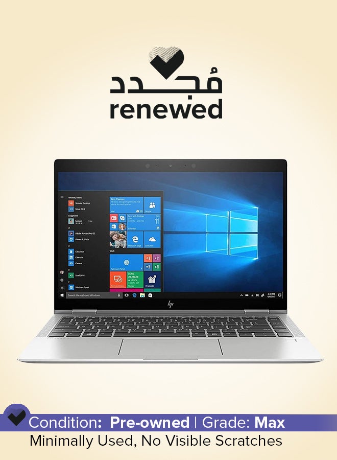 HP Renewed - EliteBook X360 1040 G6 2-in-1 Laptop With 14-Inch Full HD touch Display,Core i7/Dual Core/8th Gen/16GB RAM/512GB SSD/Windows 10/Intel HD Graphics English Silver - Image 1