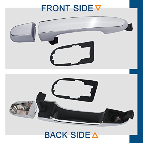 APPERFiT Exterior Door Handle Compatible with Kia Sorento 2011 2012 2013 2014 2015 2nd Gen Rear Right Passenger Side Replaces 82651-2P010 83662-2P010 - Image 4